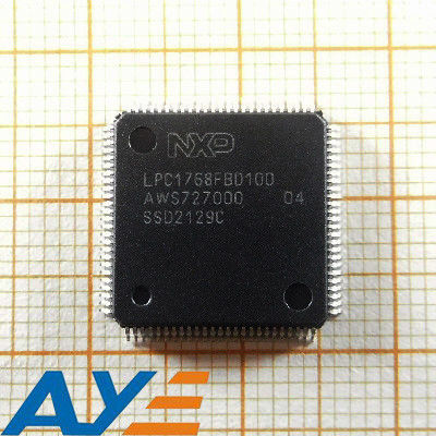 2.4V SMD SMT Electronic Components IC  LPC1768FBD100 ARM Microcontrollers